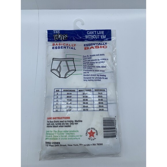Vintage Toys R Us “The Boys” Underwear Made In USA Size 2 100% Cotton 3 Pack - Picture 2 of 3
